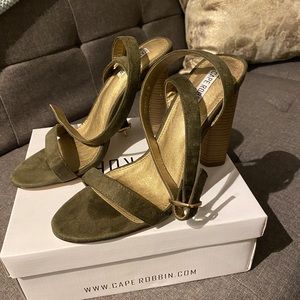 Strappy sandals, brand new. 3.5 inch heel